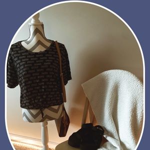 Black Amour Patterned Shirt